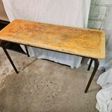 Double school desk 1970