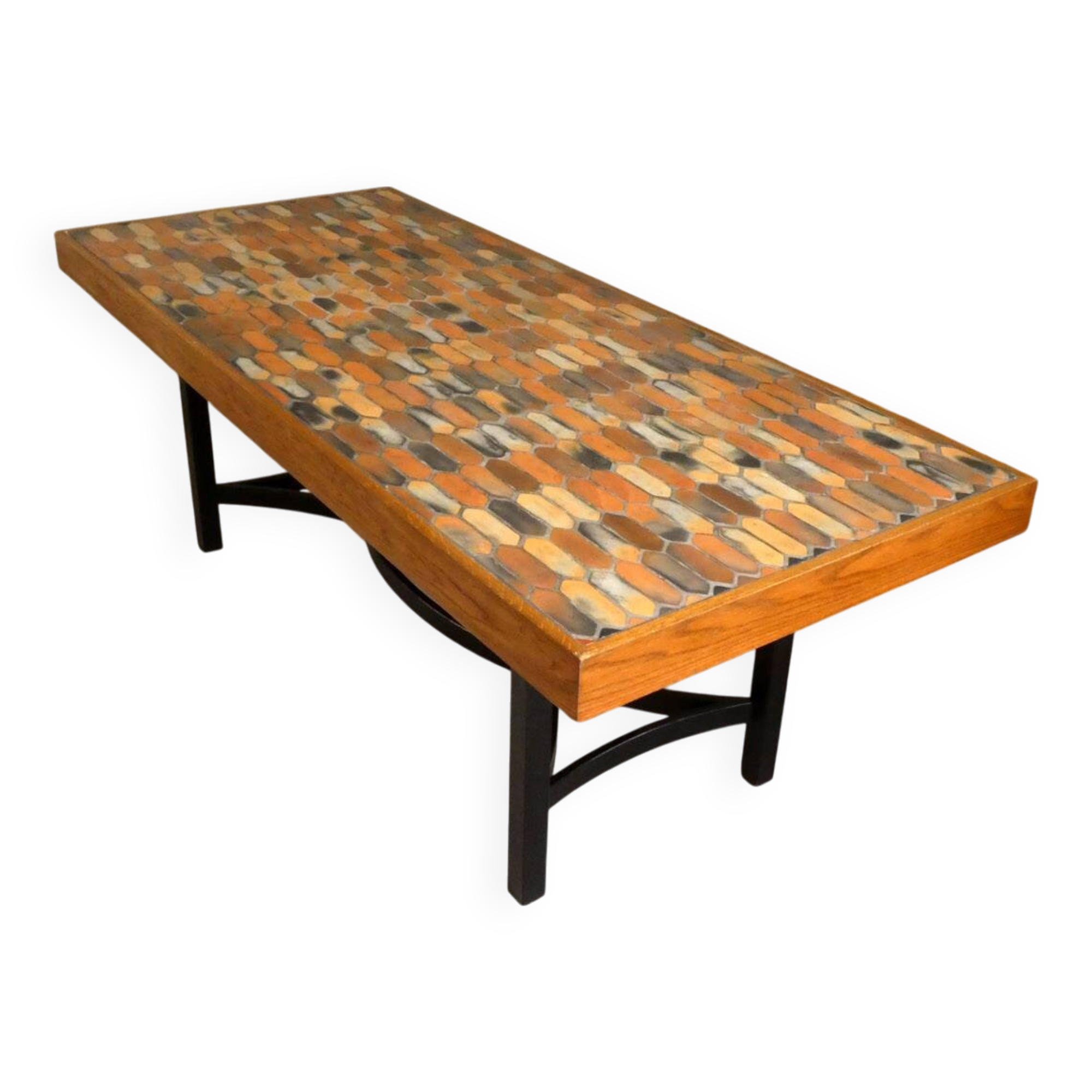 stoneware dining table, 1970