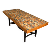 stoneware dining table, 1970