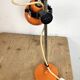 Vintage Orange Table Lamp , 1970s