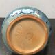 Former pitcher bec ceramics rose - vintage blue
