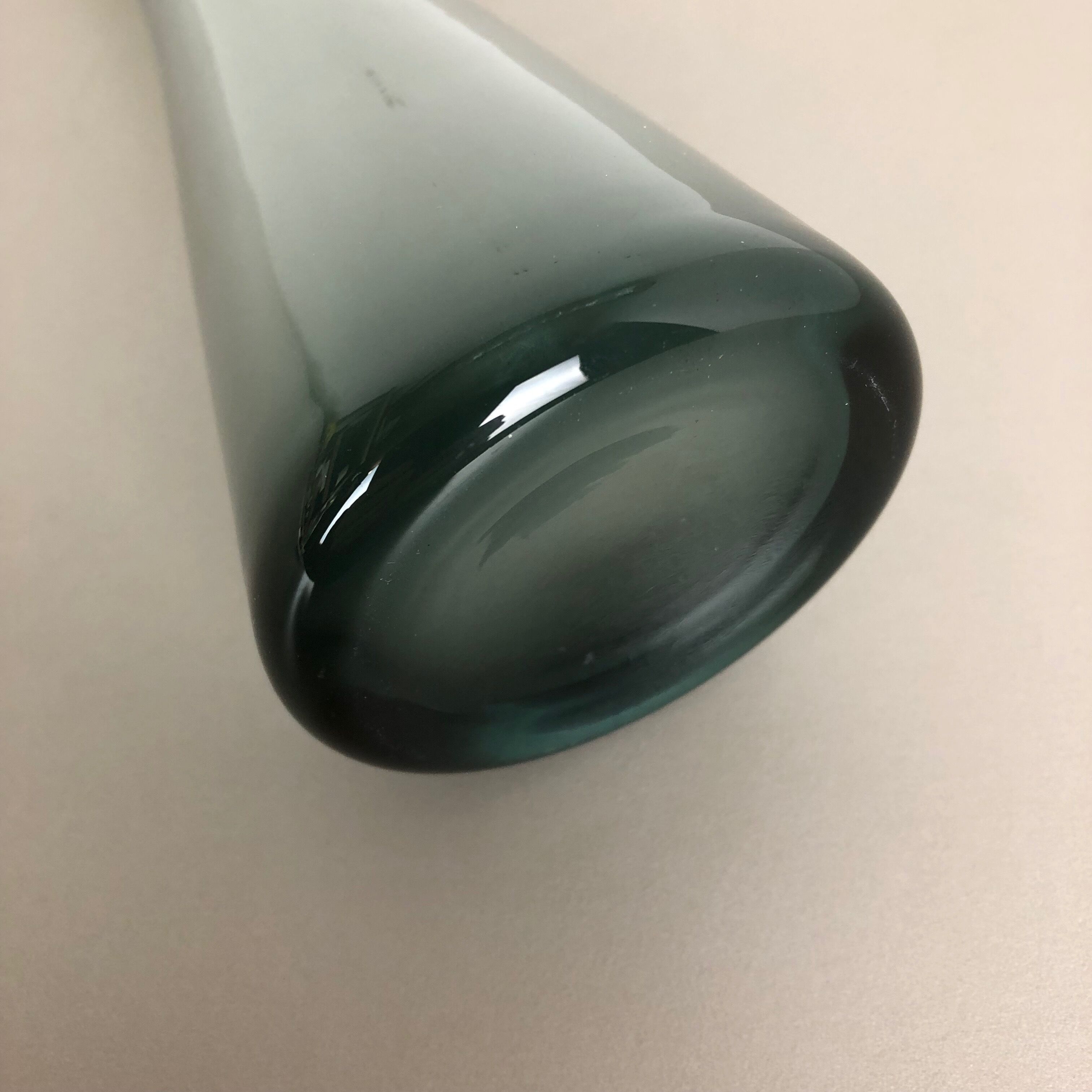 Large Vintage 1960s Turmalin Vase by Wilhelm Wagenfeld for WMF, Germany Bauhaus