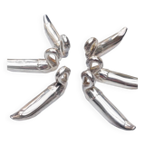 Set of 6 swan knife holders