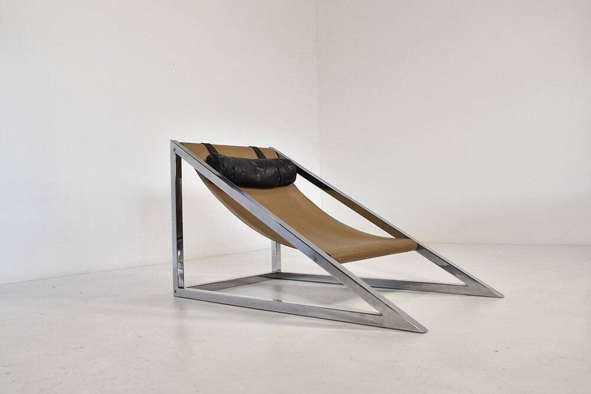 Italian Mies Lounge Chair by Archizoom for Poltronova, 1960s