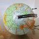 World map, terrestrial globe, Girard & Barrère edition, 1960s-70s
