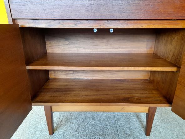 Scandinavian style secretary in vintage UNIFA teak
