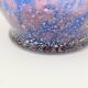 MURANO glass vase with silver leaf inclusions, 1970