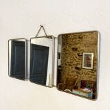Triptych barber mirror, 1930s-1950s