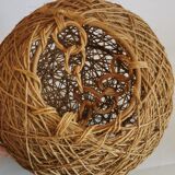 25 cm rattan lampshade
