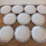Majorelle Nancy for Haviland suite of 10 porcelain coffee cups