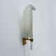 Large Barovier & Toso wall lamp Murano glass leaf, 1970s