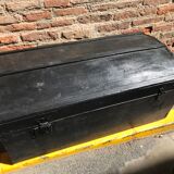 Black wooden trunk