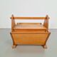 Art Deco Magazine Rack with Three Drawers, 1930s