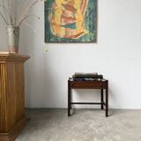 Jacques Hauville bedside table Roche Bobois mahogany