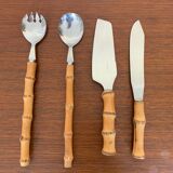 Salad cutlery and bamboo knives