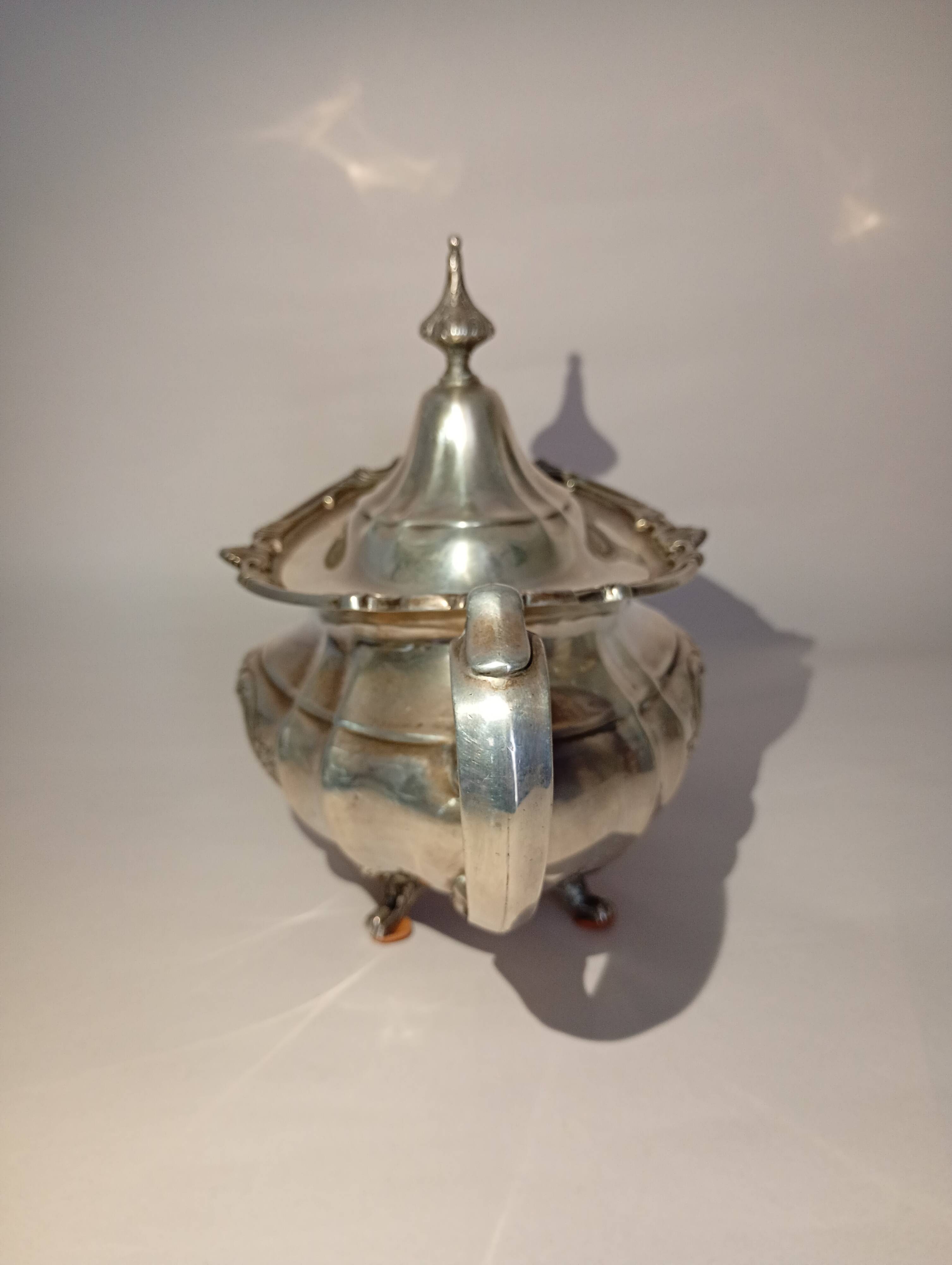 Reed & Barton Solid Sterling Silver Sugar Bowl & Creamer 790 grams