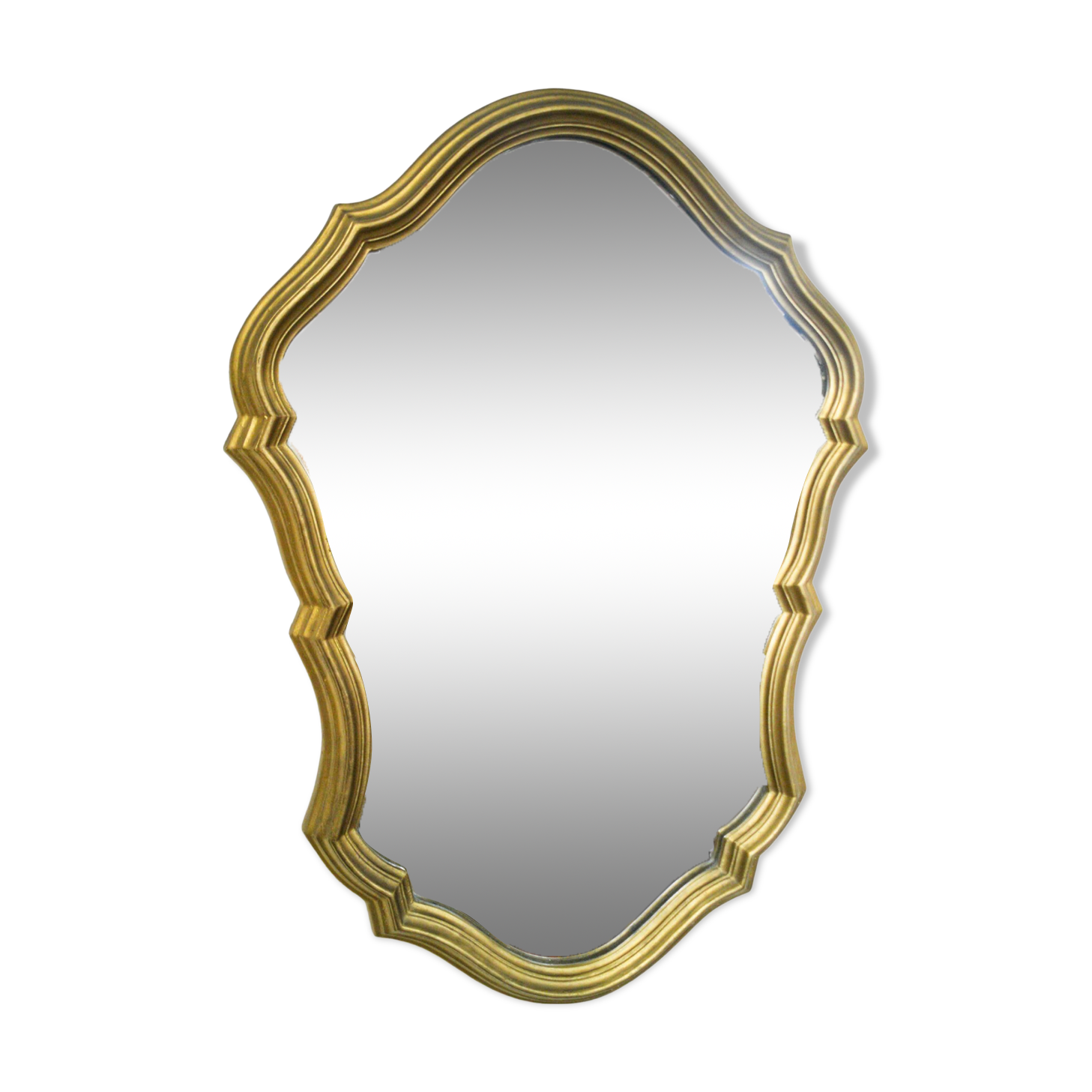 Louis XV style gilded baroque mirror 60x43cm