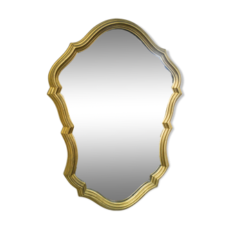 Louis XV style gilded baroque mirror 60x43cm