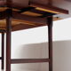 Oval extendable drop-leaf dining table, conference table made of high quality brazilian rio rosewood
