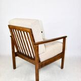 Vintage Beige Boucle Loop Armchair, 1970s