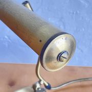 Pfäffle brass table lamp, mid-century modern design, Germany, 1960s