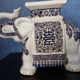 Hollywood Regency Ceramic Elephant