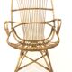 Fauteuil rotin Van Rohe Noordwolde, 1960