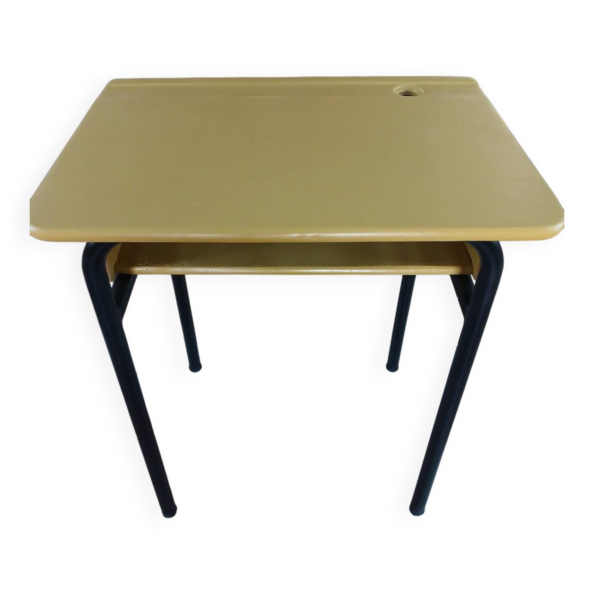 refurbished wooden school desk