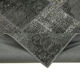Handmade turkish overdyed 170 cm x 245 cm grey patchwork carpet