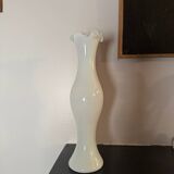 White opaline soliflore vase