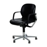 Chaise de bureau design Wilkhahn noire