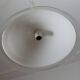 Grande lampe suspendue vintage italienne en verre par Leucos.