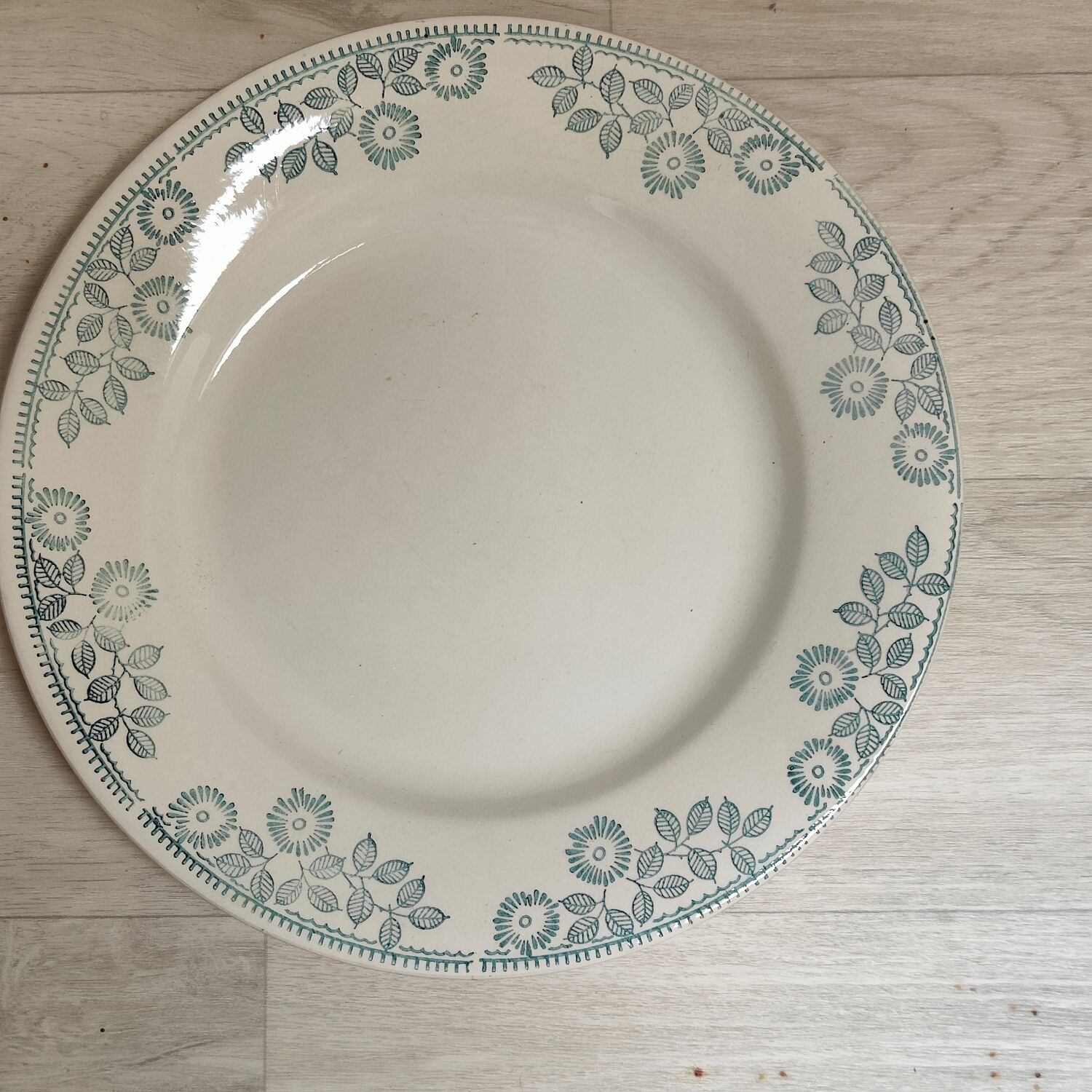 Set of 3 plates iron earth