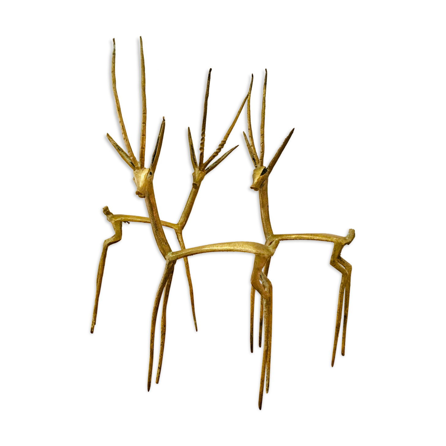 Gazelles in brass