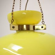 1970's Glass Chandelier, Czechoslovakia