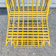 Stackable brutalist iron chairs Italy 70s
