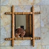 Antique barber mirror