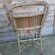 Pair of vintage rattan bistro chairs