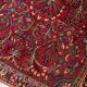 Handmade antique Persian Sarouk rug 3.6' x 5.3' (109cm x 161cm) 1920s