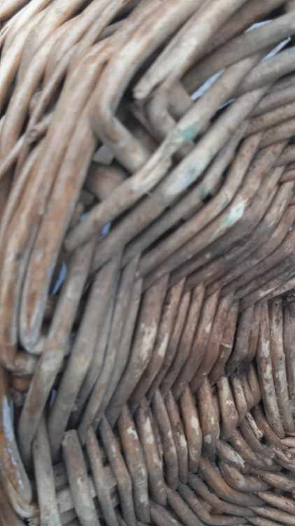 Vintage wicker basket