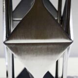 Lamp in smoked plexiglass and satin steel, 1970