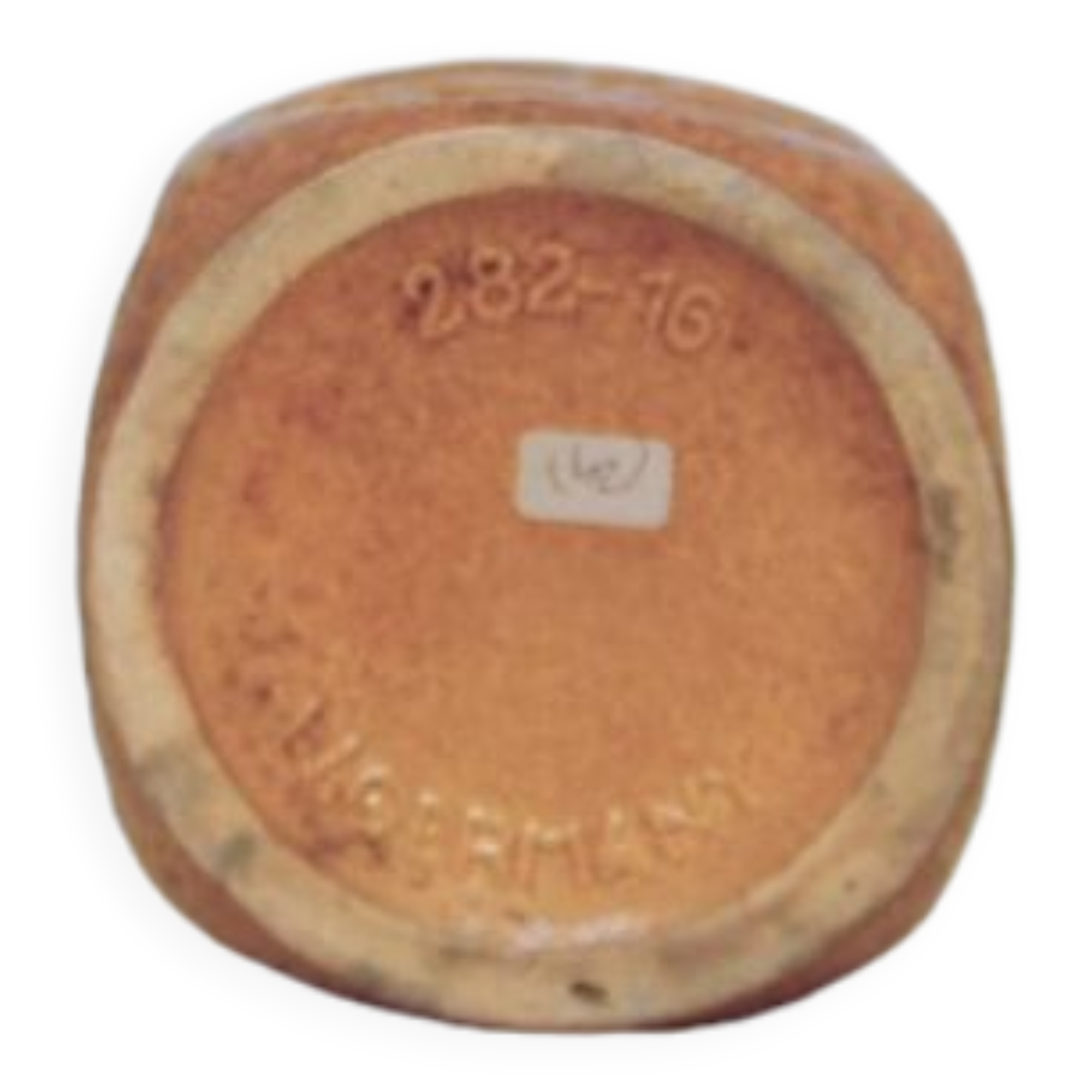 vintage brown fossil West Germany vase by Scheurich