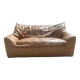 Steiner Paris 2 Seater Sofa Leather Camel Brown