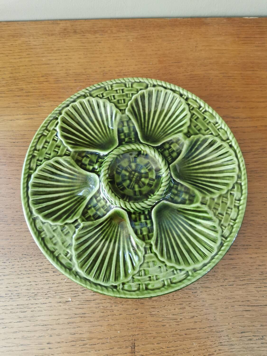 Service à coquillages en barbotine Longchamp