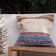 Hand-woven handmade cushion cover made from recycled cotton