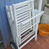 Vintage wood garden cart