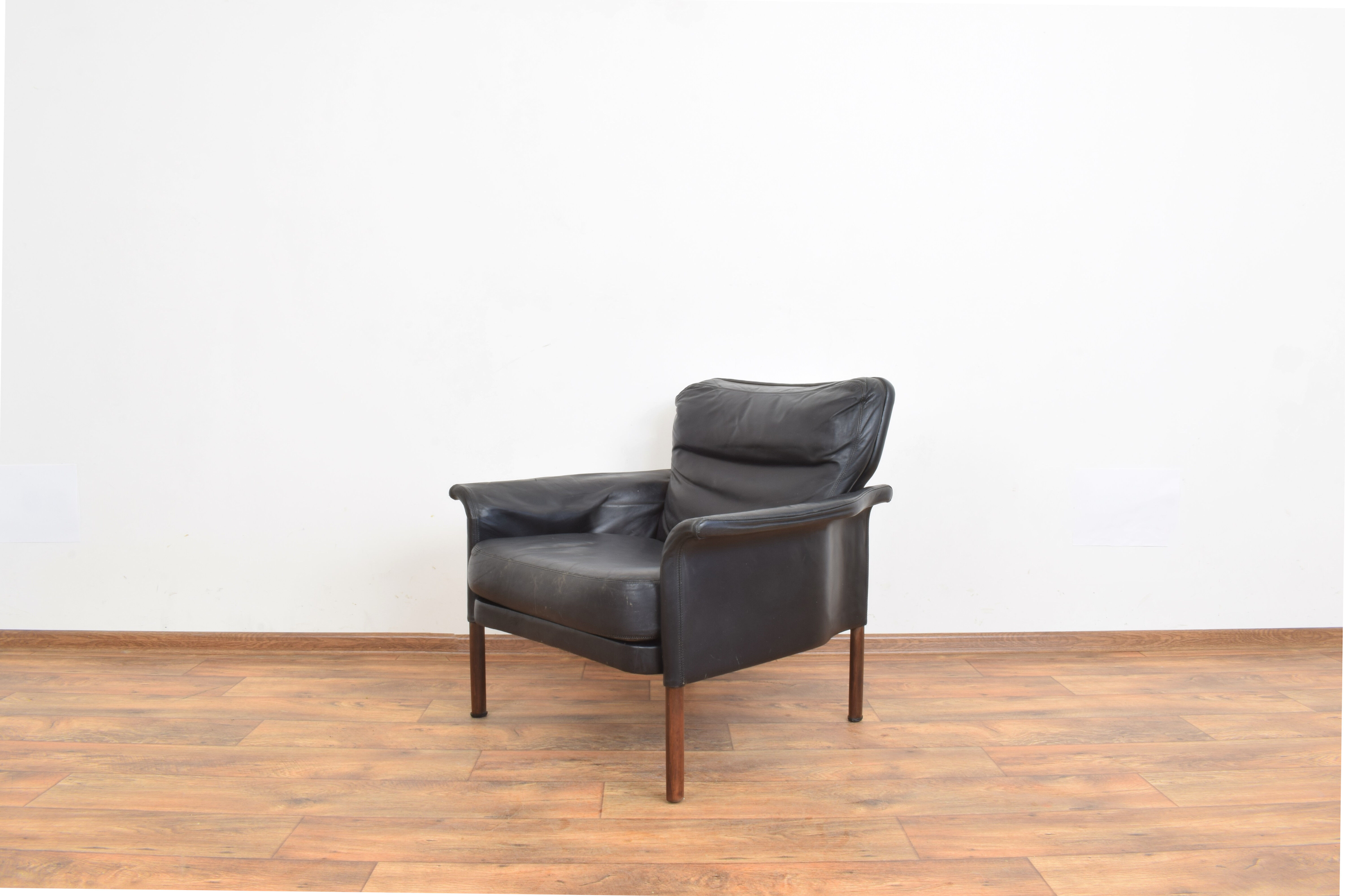 Danish Teak & Leather Armchair