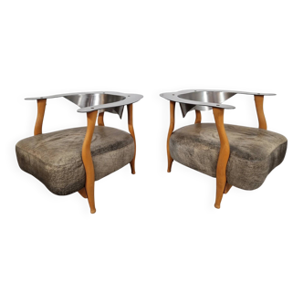 Paire de fauteuils Kurt Beier Fantasy Island