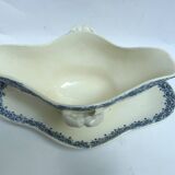 Gien large gravy boat in opaque porcelain