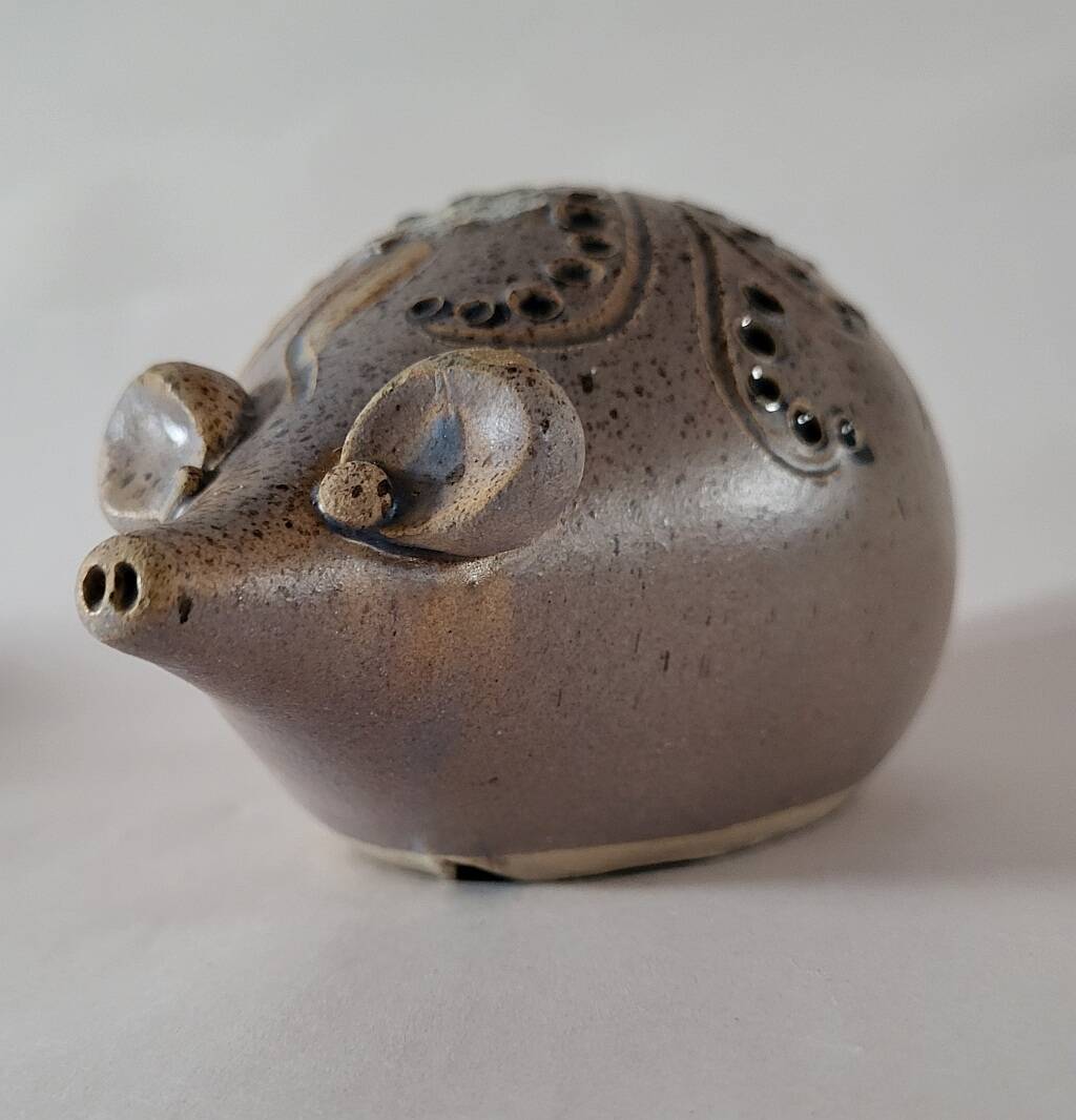 Scandinavian Studio Pottery Ceramic Mouse Signed